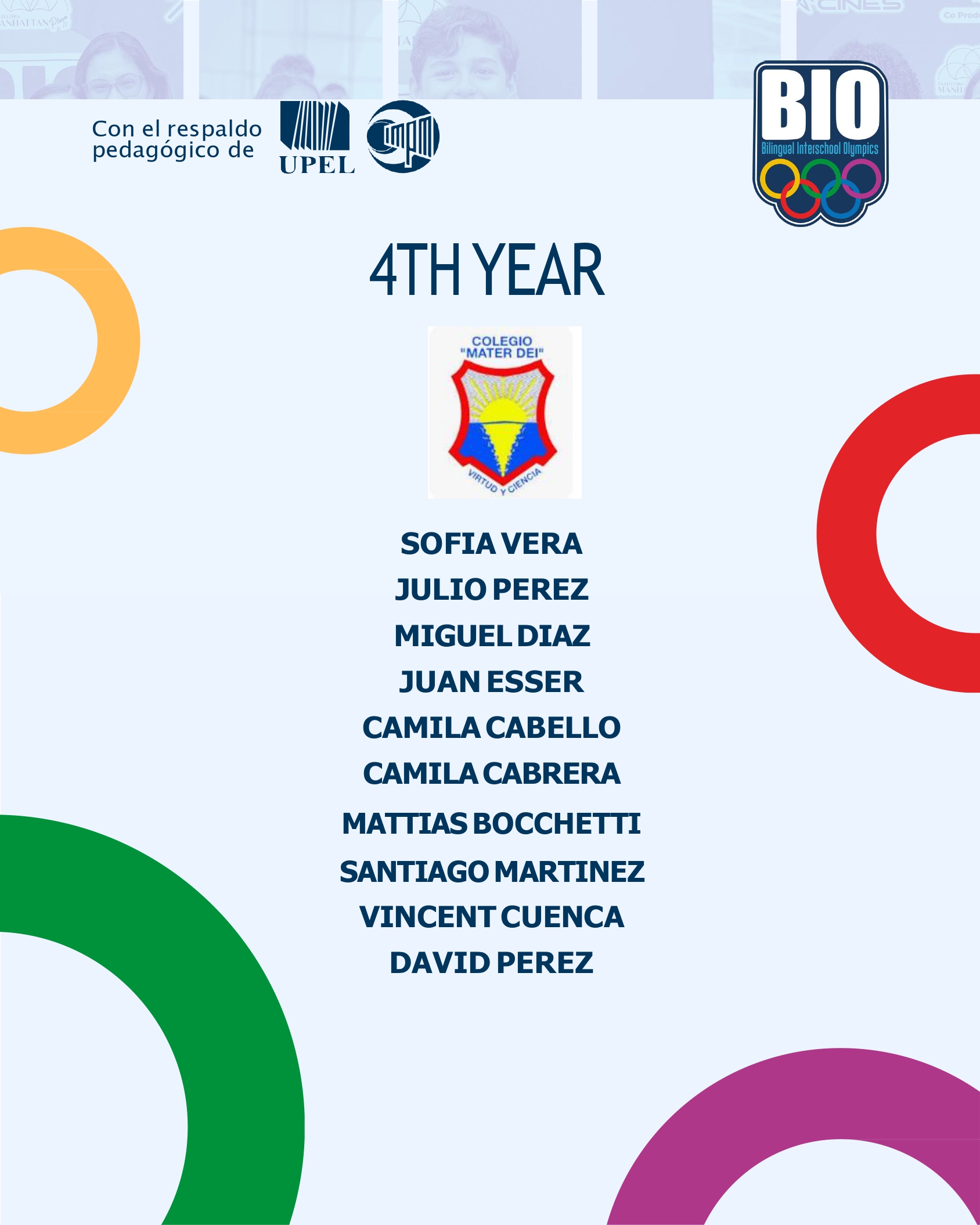 BILINGUAL INTERSCHOOL OLYMPICS (BIO) 2026